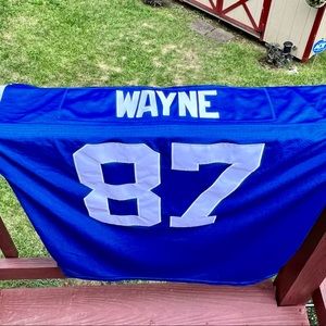 Colts #87 Reggie Wayne Jersey.  Blue and white Size 2XL NFL RBK